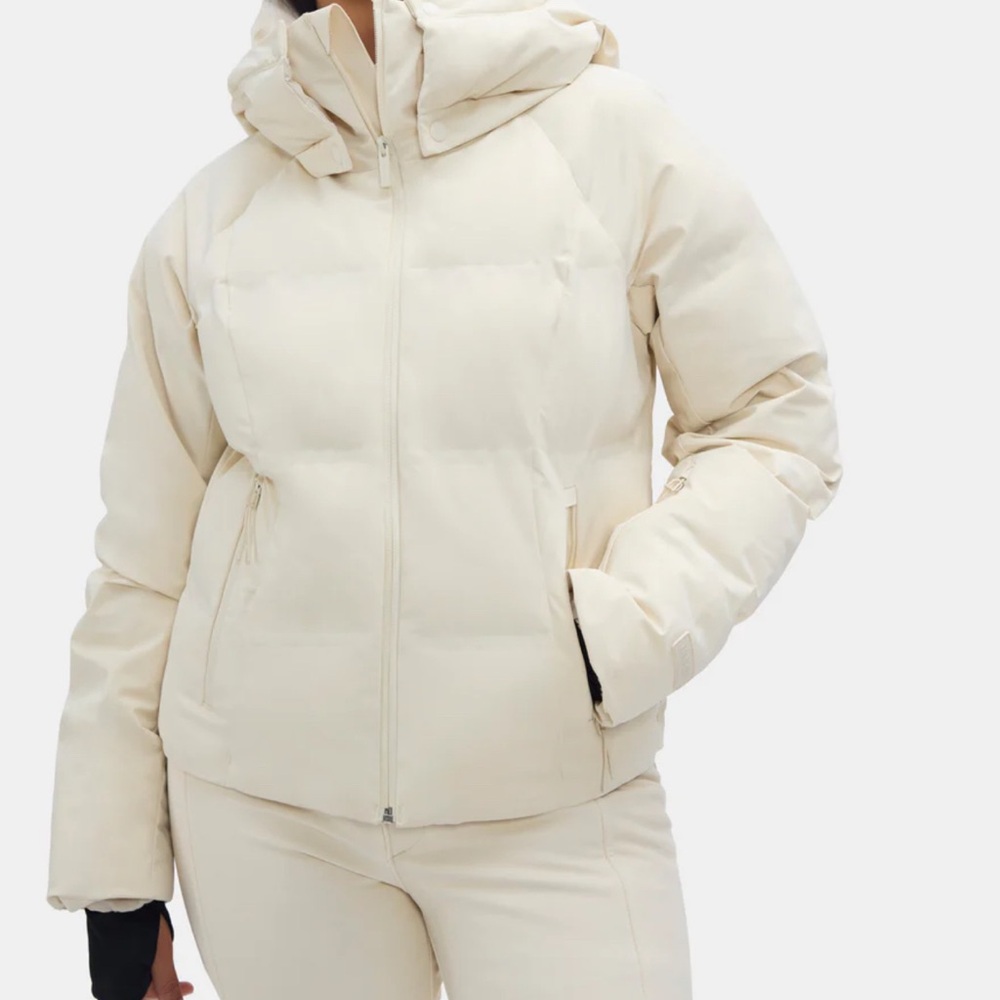 Halfdays Ski Cream Puffer Jacket for Women